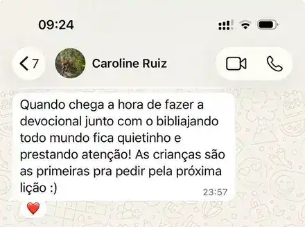 Depoimento Caroline